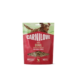 Ласощі для собак Carnilove Soft Snack Quail with Oregano 200 г (8595602582655) зображення 1