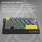 Клавіатура Ajazz AK029 Ice Island Magnetic Switch USB UA White/Blue (AK029-I-WB) - зменшене зображення 10