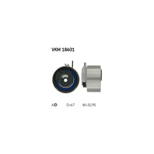 Ролик натягувача ременя SKF VKM 18601 зображення 1