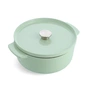 Каструля KitchenAid чавунна з кришкою 5,2 л Фісташкова (CC007434-001) - зменшене зображення 1