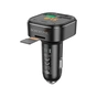 FM модулятор BOROFONE BC43 Flash 2 x USB Black (BC43B) - уменьшенное изображение 5