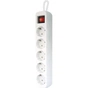 Мережевий подовжувач Defender S518 1.8 m 5 роз switch white (99241) - зменшене зображення 2