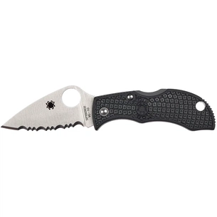 Ніж Spyderco Manbug Lightweight Leaf Serrated Black (MBKLFS) зображення 1