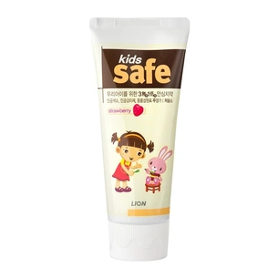 Дитяча зубна паста Lion Kids Safe 3-12 років Полуниця, 90 г (8806325611486) зображення 1