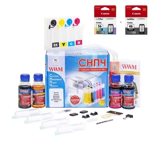 СБПЧ WWM Canon Pixma E3140/E484 + PG46/CL56 (IS.0130set) зображення 1