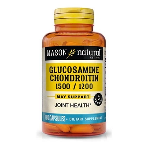 Вітамінно-мінеральний комплекс Mason Natural Глюкозамін та Хондроїтин 1500/1200, Glucosamine Chondroitin, (MAV13037) зображення 1