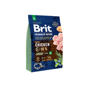 Сухий корм для собак Brit Premium Dog Junior XL 3 кг (8595602526499) зображення 1