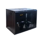Шафа настінна GEAR 9U 19'' 600x600x450 мм, + полка 19", black (GWMSN-9U-600-600) - зменшене зображення 2