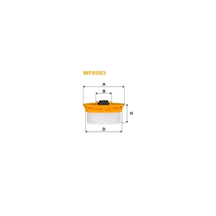 Фільтр паливний Wixfiltron WF8503 зображення 1