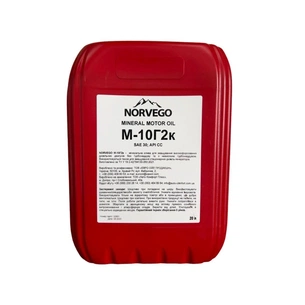 Моторна олива NORVEGO М10Г2К 20л зображення 1