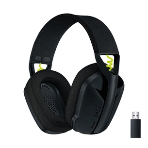 Навушники Logitech G435 Lightspeed Wireless Gaming Headset Black (981-001050) зображення 1