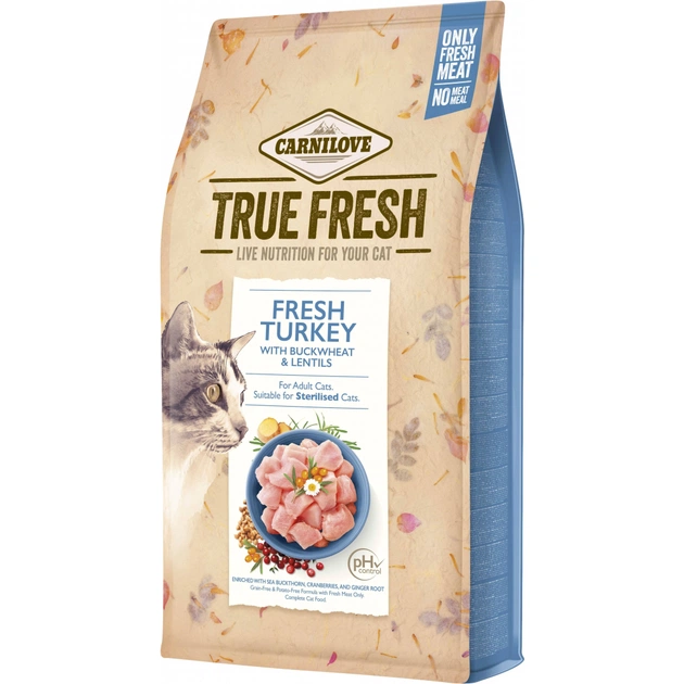 Сухой корм для кошек Carnilove True Fresh Cat Chicken 1.8 кг (8595602561483) - изображение 1
