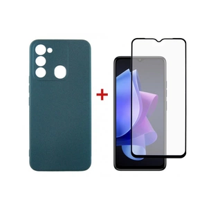 Чохол до мобільного телефона Dengos Tecno Spark GO 2022 Case + Glass (Green) (DG-KM-87) зображення 1