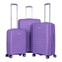 Набір валіз 2E Aero (L+M+S), лавандові (2E-SPP-AERO-SET3-LV) - зменшене зображення 1