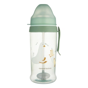 Поїльник-непроливайка Canpol babies Гуси непроливайка з трубочкою і обтяжувачем (56/510_gre) зображення 1