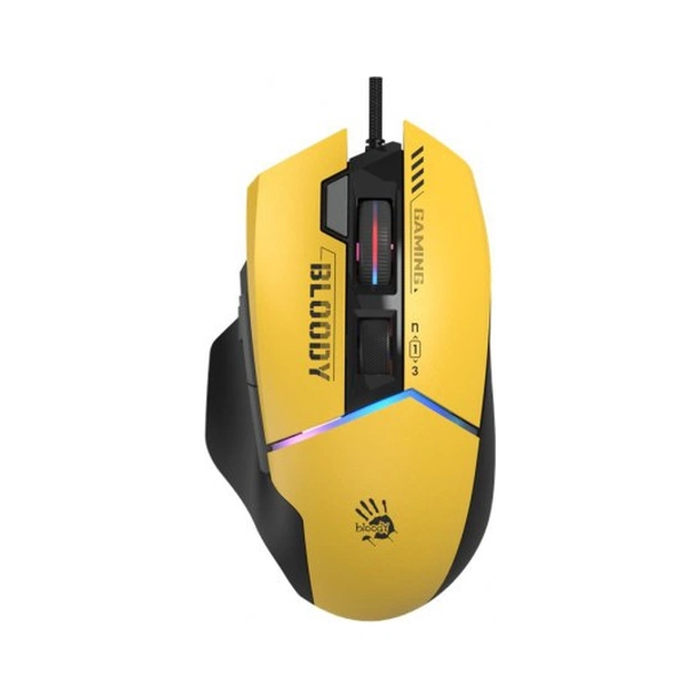 Мишка A4Tech Bloody W95 Ultra USB Yellow/Black (4711421002318) - зображення 1