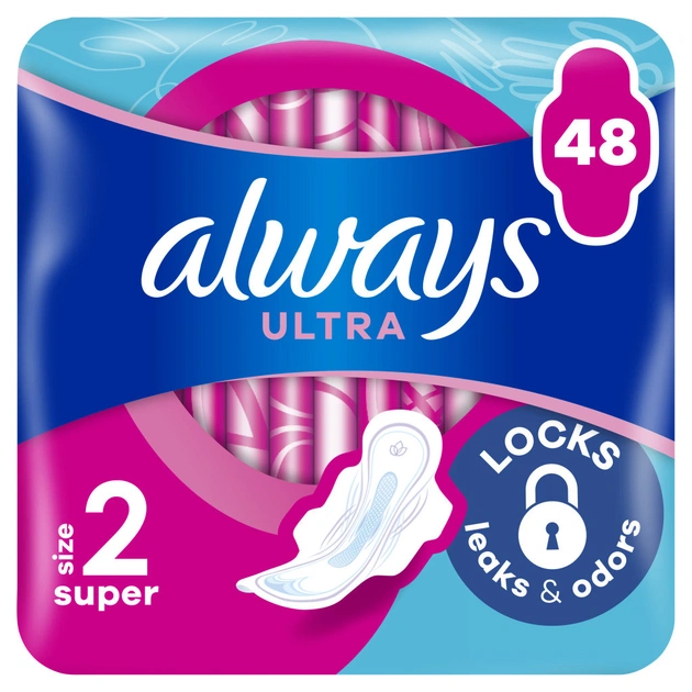 Гігієнічні прокладки Always Ultra Super (Розмір 2) 48 шт. (8700216450294) - picture 3