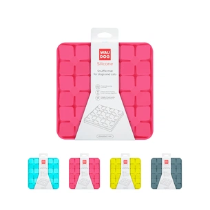 Універсальний посуд для тварин WAUDOG Silicone Килимок для пошуку корму 20х20х1.7 см рожевий (23517) изображение 1