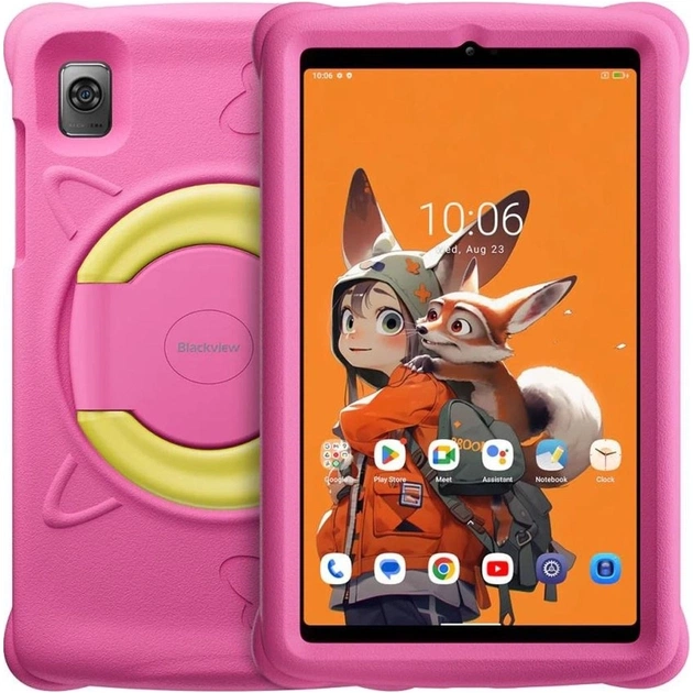Планшет Blackview Tab 60 Kids 8.68" WXGA 4GB/128GB / Dual SIM / Pink (6931548314936) - зображення 1