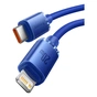 Дата кабель USB-C to Lightning 1.2m 20W blue Baseus (CAJY000203) - зменшене зображення 2