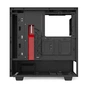 Корпус NZXT H510 Black/Red (CA-H510B-BR) - зменшене зображення 2