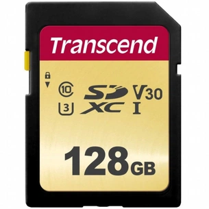 Карта пам'яті Transcend 128GB SDXC class 10 UHS-I (TS128GSDC500S) зображення 1