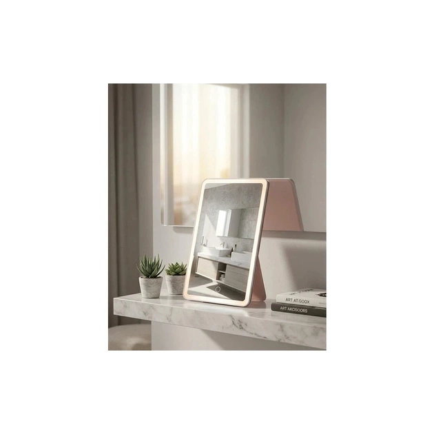 Зеркало Xiaomi Leather case mirror pink (FM001/FM007) - изображение 4