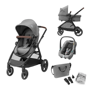 Коляска Maxi-Cosi 3 в 1 ZELIA S TRIO (Grey) (1996911110) зображення 1