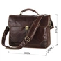 Сумка Vintage Коричнева (14085) - зменшене зображення 3