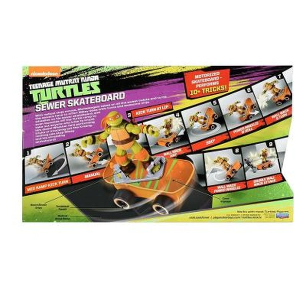 Бойовий транспорт TMNT ЧЕРЕПАШКИ-НИНДЗЯ РЕСТАЙЛИНГ – Скейт и экскл. фигурка Майки (94273) - picture 5