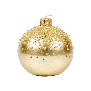 Свічка Novogod`ko Куля 9*9 см, золото, парафін (974675) зображення 1