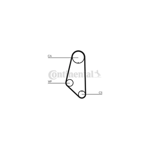 Ремінь ГРМ CONTITECH CT732 зображення 1