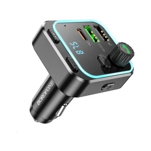 FM модулятор BOROFONE BC53, Black, Box зображення 1