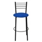 Барный стул Примтекс плюс барный 1022 Hoker black S-5132 Blue (1022 HOKER black S-5132) - уменьшенное изображение 1
