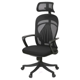 Офісне крісло Аклас Тревізо BL Tilt (UK-809A) Чорний (Чорний) (00136003) зображення 1