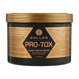 Маска для волосся Dalas Pro-Tox для відновлення структури волосся з кератином, колагеном і гіалуроновою кислотою 500 мл (4260637723499) зображення 1