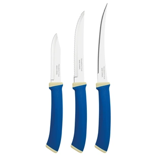 Набір ножів Tramontina Felice Blue 3 шт (23499/177) зображення 1