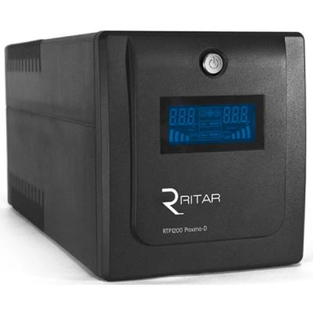 Пристрій безперебійного живлення Ritar RTP1200 (720W) Proxima-D (RTP1200D) - зображення 1