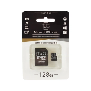 Карта пам'яті T&G 128GB microSDXC class 10 UHS-I U3 (TG-128GBSD10U3-01) зображення 1