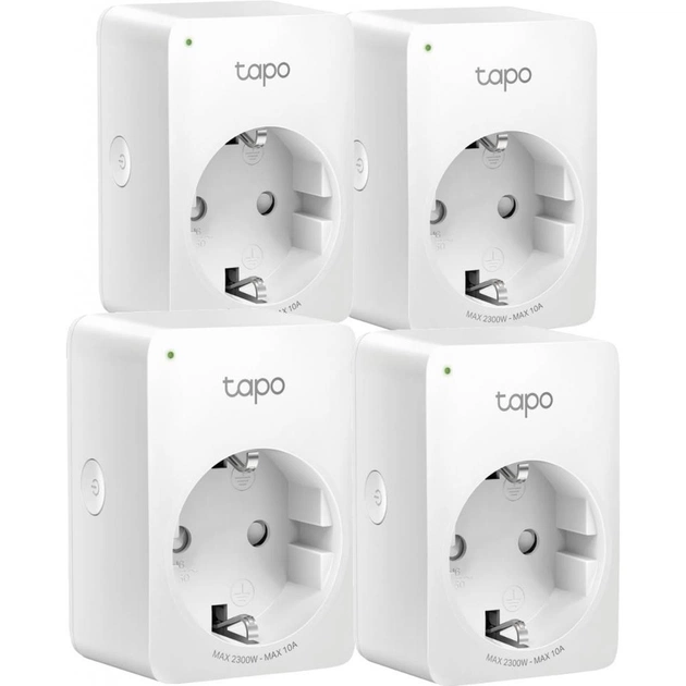Умная розетка TP-Link Tapo P100 (4-pack) (Tapo P100(4-pack)) - изображение 1
