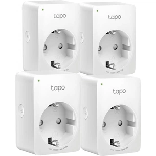 Розумна розетка TP-Link Tapo P100 (4-pack) (Tapo P100(4-pack)) зображення 1
