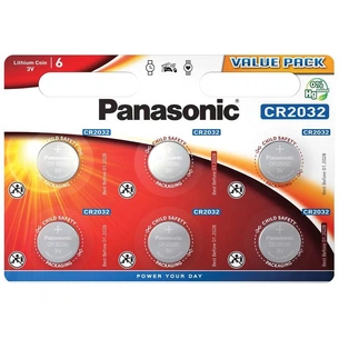 Батарейка Panasonic Lithium Power CR 2032 BL 6шт изображение 1