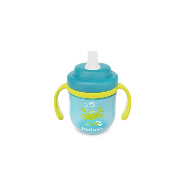 Поїльник-непроливайка Baboo із силіконовим носиком Marine 200 мл Бірюзова (90600) - picture 2