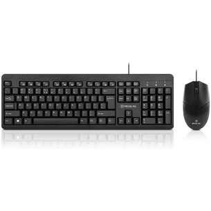 Комплект (клавіатура, миша) REAL-EL Standard 504 Kit Black (EL123100037) зображення 1