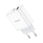 Зарядний пристрій HOCO C105A Stage 1xUSB-C PD20W + 1xUSB QC3.0 White (6931474782946) - зменшене зображення 4