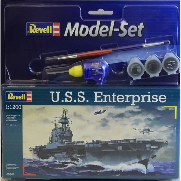 Збірна модель Revell Корабль USS Enterprise 1:1200 (65801) - изображение 1