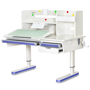 Парта Mealux Montreal 2 WG (BD-670-2 WG з полицею) зображення 1