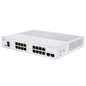 Комутатор мережевий Cisco CBS350-16T-2G-EU зображення 1