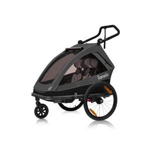 Коляска Lionelo Cama Grey Graphite - Велосипедний причіп (LO-CAMA GREY GRAPHITE) зображення 1
