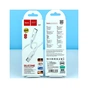 Дата кабель USB-C to USB-C 1.0m Magic silicone PD 60W X87 white HOCO (6931474783264) - зменшене зображення 5